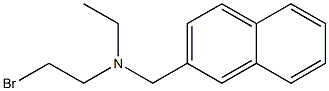 N-(2-Bromoethyl)-N-ethyl-2-naphthalenemethanamine Struktur