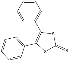 4,5-Diphenyl-1,3-dithiole-2-thione Struktur