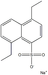 4,8-Diethyl-1-naphthalenesulfonic acid sodium salt Struktur