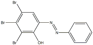 3,4,5-Tribromo-2-hydroxyazobenzene Struktur