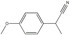 2-(4-Methoxyphenyl)propanenitrile Struktur