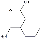 3-Propyl-4-aminobutyric acid Struktur