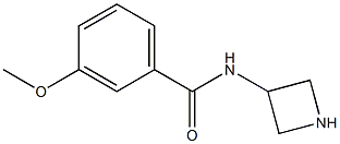 N-(3-Azetidinyl)-3-methoxybenzamide Struktur