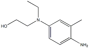 2-[4-Amino(ethyl)-3-methylanilino]-1-ethanol Struktur