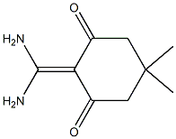 1,3-cyclohexanedione, 2-(diaminomethylene)-5,5-dimethyl- Struktur