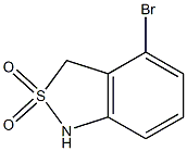 4-bromo-1,3-dihydro-2,1-benzisothiazole 2,2-dioxide Struktur