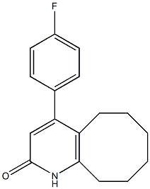 4-(4-Fluoro-phenyl)-5,6,7,8,9,10-hexahydro-1H-cycloocta[b]pyridin-2-one