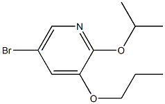 5-broMo-2-isopropoxy-3-propoxypyridine Struktur