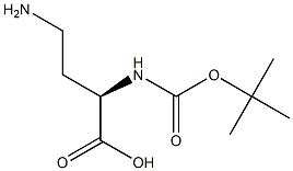 N-Boc-4-amino-D-homoalanine Struktur