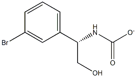 (S) - (1- (3- bromophenyl) -2-hydroxyethyl) carbamate Struktur