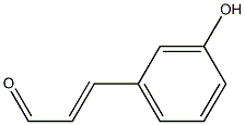 3-hydroxycinnamaldehyde Struktur