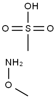 Methoxylamine methanesulfonate Struktur