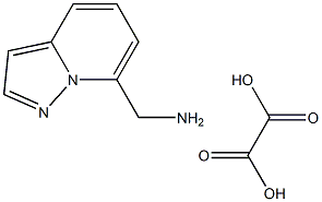 Pyrazolo[1,5-a]pyridin-7-ylmethanamine oxalate Struktur