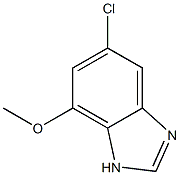 5-Chloro-7-methoxy-1H-benzoimidazole Struktur