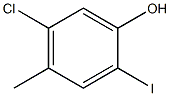 5-Chloro-2-iodo-4-methyl-phenol Struktur