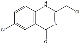 6-Chloro-2-chloromethyl-1H-quinazolin-4-one Struktur