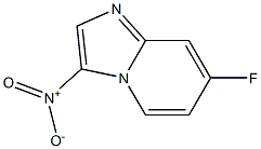 7-Fluoro-3-nitro-imidazo[1,2-a]pyridine Struktur