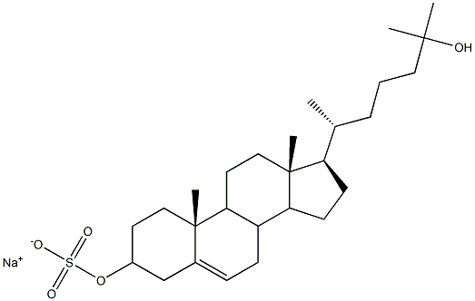 25-Hydroxy-cholesterol 3-Sulfate Ester Sodium Salt Struktur