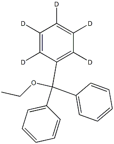 (Ethoxydiphenylmethyl)benzene-d5 Struktur