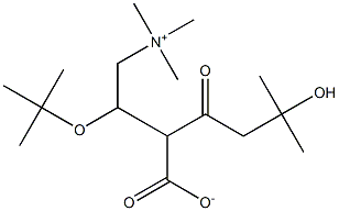 (2R)-3-Hydroxyisovaleroyl Carnitine tert-Butyl Ester Struktur