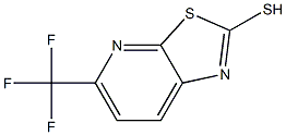 5-Trifluoromethyl-thiazolo[5,4-b]pyridine-2-thiol Struktur