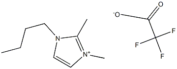 1-butyl-2,3-dimethylimidazolium trifluoroacetate Struktur