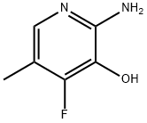 2-AMINO-4-FLUORO-3-HYDROXY-5-PICOLINE Struktur