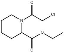 ETHYL 1-(CHLOROACETYL)PIPERIDINE-2-CARBOXYLATE Struktur