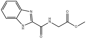 METHYL N-(1H-BENZIMIDAZOL-2-YLCARBONYL)GLYCINATE Struktur