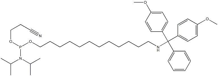 5'-Amino-modifier-C12-DMT CEP Struktur