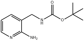 Carbamic acid, N-[(2-amino-3-pyridinyl)methyl]-, 1,1-dimethylethyl ester Struktur