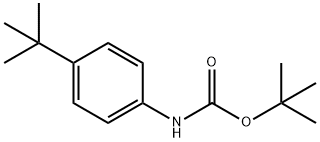 Carbamic acid, N-[4-(1,1-dimethylethyl)phenyl]-, 1,1-dimethylethyl ester Struktur