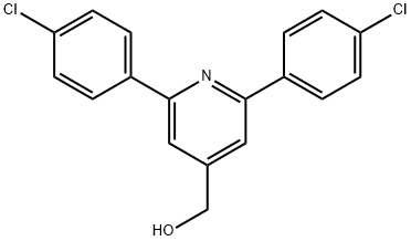 JR-9142, (2,6-Bis(4-chlorophenyl)pyridin-4-yl)methanol, 97% Struktur