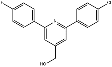 JR-9144, (2-(4-Chlorophenyl)-6-(4-fluorophenyl)pyridin-4-yl)methanol, 97% Struktur