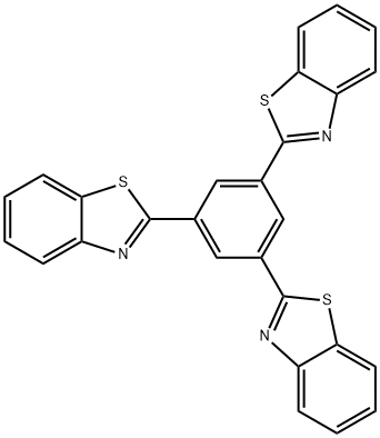 2,2',2''-s-Phenenyl-tris-benzothiazole Struktur