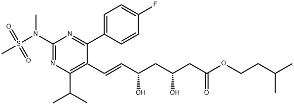 瑞舒伐他汀異戊酯 結(jié)構(gòu)式