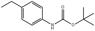 Carbamic acid, N-(4-ethylphenyl)-, 1,1-dimethylethyl ester Struktur