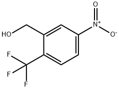 Benzenemethanol, 5-nitro-2-(trifluoromethyl)- Struktur