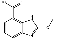 1H-Benzimidazole-7-carboxylic acid, 2-ethoxy- Struktur