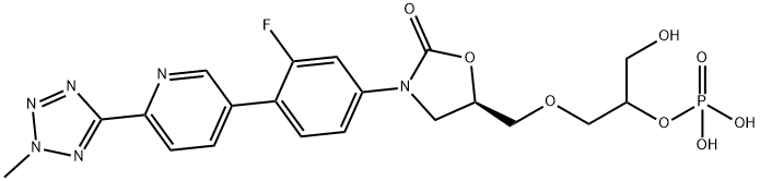 Tedizolid phosphate impurity Struktur