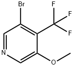 Pyridine, 3-bromo-5-methoxy-4-(trifluoromethyl)- Struktur