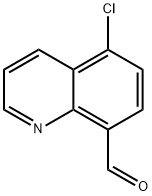 5-chloroquinoline-8-carbaldehyde Struktur