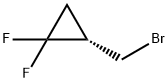 Cyclopropane, 2-(bromomethyl)-1,1-difluoro-, (2S)- Struktur