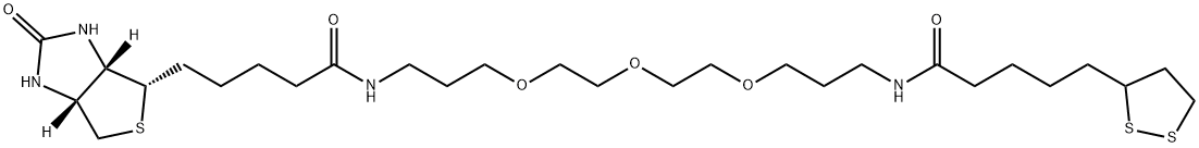 Biotin-PEG3-Lipoamide Struktur