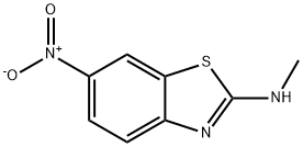 2-Benzothiazolamine,N-methyl-6-nitro-(9CI) Struktur