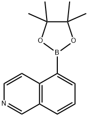 Isoquinoline, 5-(4,4,5,5-tetramethyl-1,3,2-dioxaborolan-2-yl)- Struktur