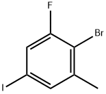 Benzene, 2-bromo-1-fluoro-5-iodo-3-methyl- Struktur