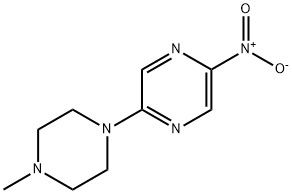 Pyrazine, 2-(4-methyl-1-piperazinyl)-5-nitro-