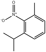 Benzene, 1-methyl-3-(1-methylethyl)-2-nitro- Struktur