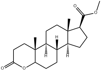 methyl (4aR,4bS,6aS,9aS,9bS)-4a,6a-dimethyl-2-oxohexadecahydroindeno[5,4-f]chromene-7-carboxylate Struktur